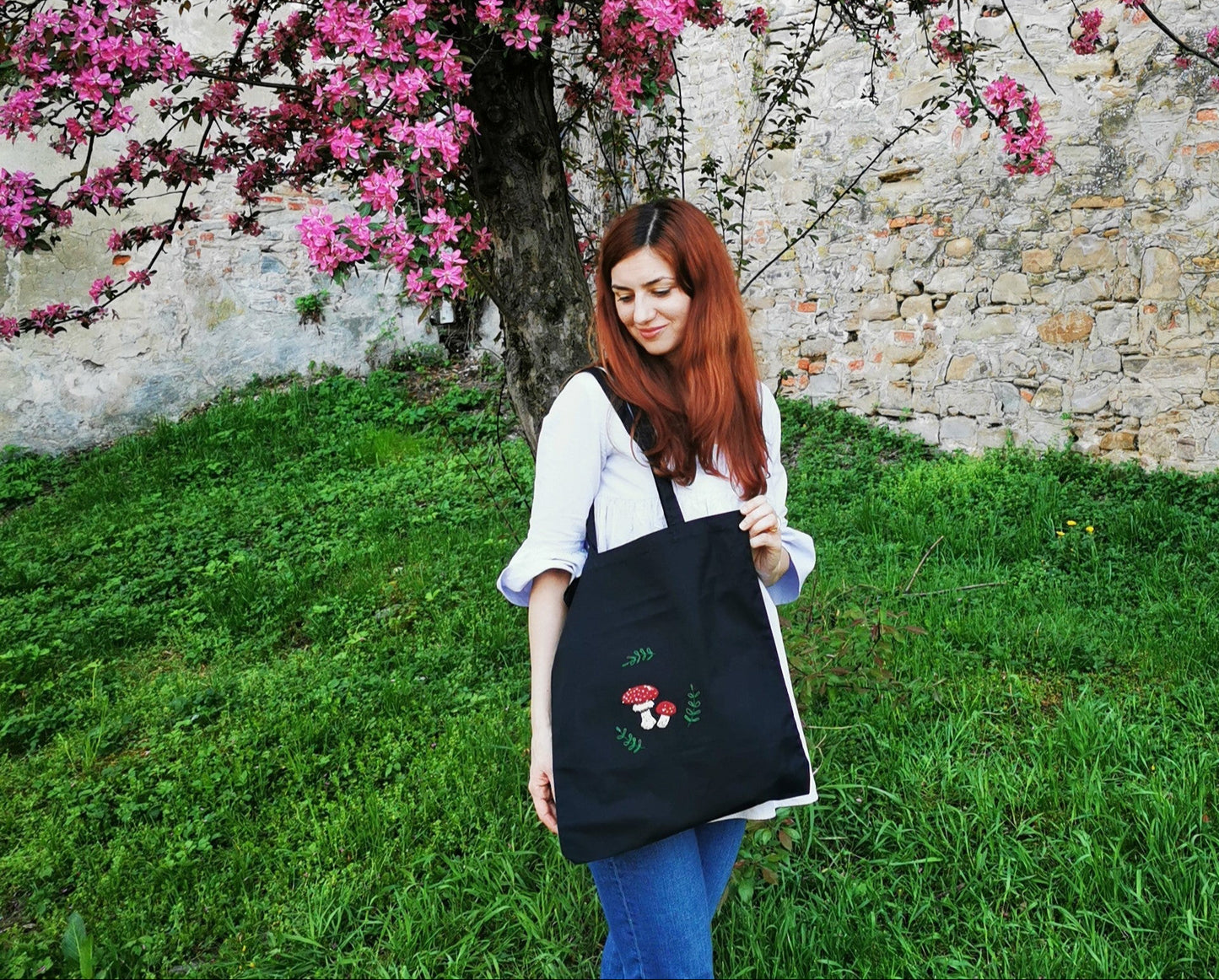 Tote bag Forest Mushrooms