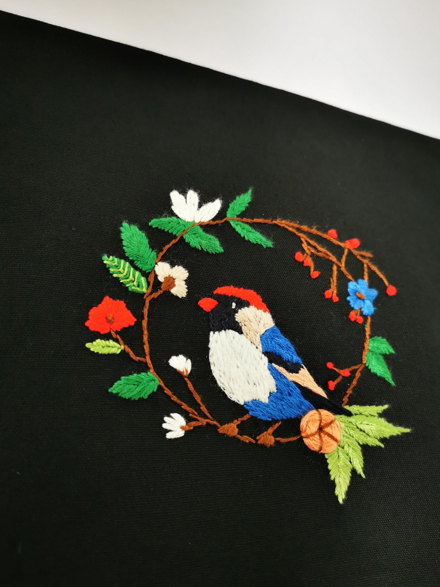 Tote bag Spring Bird